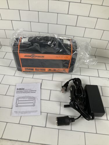 Rockpals 250-Watt Portable Generator Rechargeable Lithium Battery Pack Solar (6922782507191)